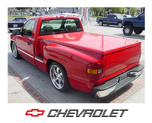Sticker Chevrolet Con Logo Tapa Batea California Pick Up Foto 3