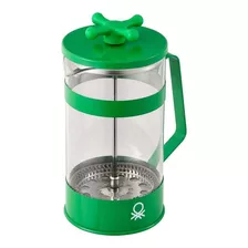 Cafetera Con Embolo Tipo Francesa Benetton 600 Ml En Verde