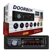 Radio Fm Mp3 Player Bluetooth Usb Sd Aux In Automotivo