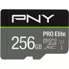 Pny Technologies 256gb Pro Elite Microsdxc Memory Card (u3)