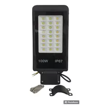 Luminaria Publica Led 100w Smd 75% Ip67 Branco Frio P/ Poste