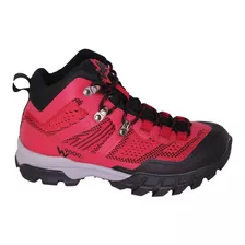 Zapatilla Outdoor Mujer Wisdom Rojo W9-700.c 