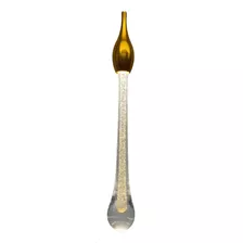 Lustre Luminária Pendente Cristal Bolhas Gota Led Integrado Cor Dourado 110v/220v