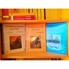 Kit 120 Músicas Favoritas Para Piano - Volumes 1, 2 E 3