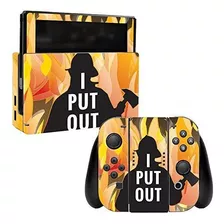 Skin Para Nintendo Interruptor Apague | Funda Protectora De