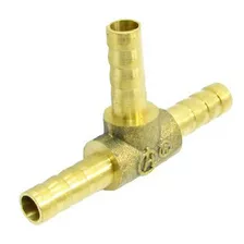 Forma Uxcell 6mm Interior Dia T 3 Way Brass Gas Manguera De 