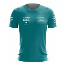 Camiseta/camisa Masculina Verde Aston Martin F1 2023