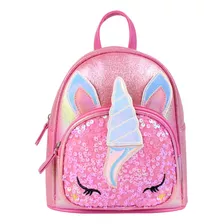 Mochila De Lentejuelas De Unicornio Para Niñas Bolsa Kinder