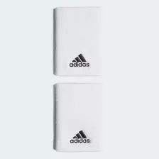 Munhequeira Elástica adidas Tennis Wristband Longa Branca Cor Branco Tamanho Grande