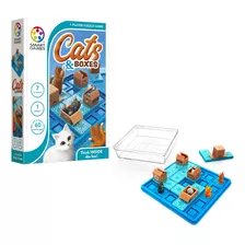 Smartgames Cats & Boxes - Juego De Viaje Con 60 Desafos Para