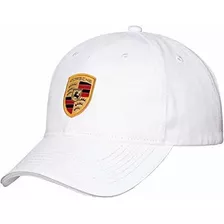 Porsche Logotipo De La Cresta Gorra De Béisbol Blanca