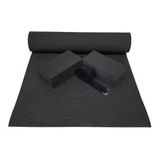 1 Tapete De Yoga Soft Mat Pilates 190x60cmx5mm +2tijolinho