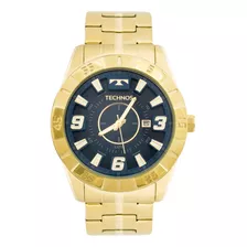 Relógio Technos Racer 2115kyz/4a Dourado Cor Do Fundo Azul