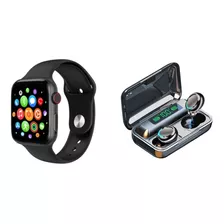 Reloj Inteligente Smart Watch T500 Plus + Audifonos F9 -5c