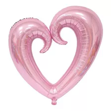 Globo San Valentin Metalico Corazon Rosahueco Gigante 92 Cm 