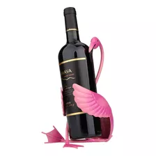 Escultura Em Ferro Tooarts Wine Wine Flamingo Holder Sculptu