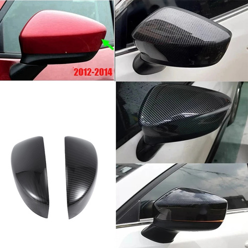 Espejo Retrovisor Lateral Abs Carbo Para Hatchback Cx-5 Cx5 Foto 4