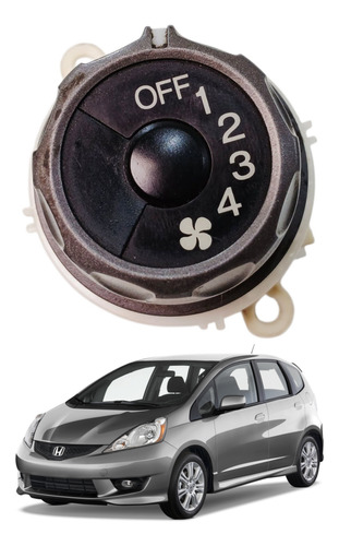 Botão Controle Velocidade Ar Honda Fit 2009 A 2014 23359 Cinza-escuro