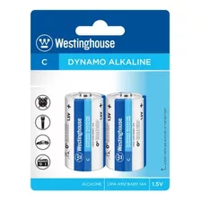 Pilas Alcalinas C Westinghouse Lr14 1.5v Pack De 2 Unidades