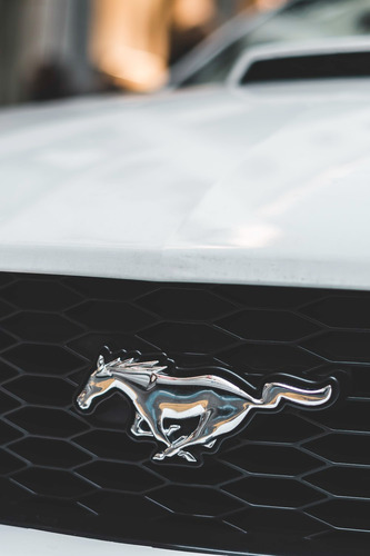 Emblema Parrilla Mustang Caballo Cromo 1993 1994 - 2022 2023 Foto 6