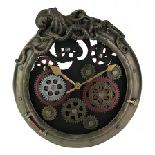 Veronese Design Steampunk - Reloj De Pared Con Diseno De Ojo