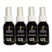  Kit 4 Óleo Girassol Super Ozonizado Ozo3 Ozônio 60ml Tópico Fragrância Natural Tipo De Embalagem Spray