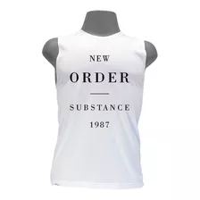 Camiseta Regata Masculina - New Order - Substance - 1987