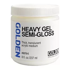 Dorado Acryl Med Gel Pesado De 8 Oz Semigloss