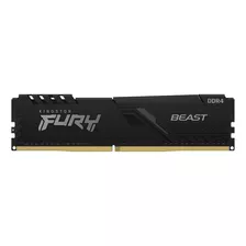 Memoria Ram Fury Beast Ddr4 Gamer Color Negro 16gb 1 Kingston Kf426c16bb1/16