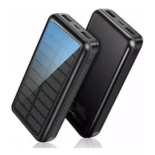 Power Bank Soxono Solar Charger 30000 Mah, El Cargador Porta