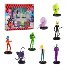 Miraculous Set 8 Figura Muñeco Coleccionable Blister