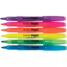 School Smart Hy1002-48asst Highlighter Chisel Tip, Assorted 