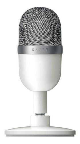 Micrófono Razer Seiren Mini Condensador Supercardioide Blanco Mercurio