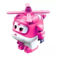 Brinquedo De Montar Cubic Super Wings Helicoptero Dizzy Rosa