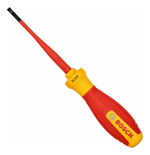 Destornillador Plano Sl 3.5 X 75 Mm Bosch Vde Dielect 1000v