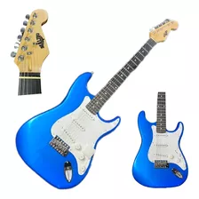 Guitarra Elétrica Stratocaster Malibu Azul Para Destros