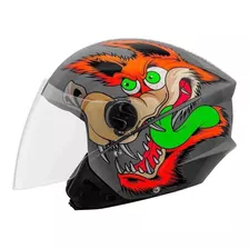 Capacete Moto Aberto Coyote New Three Elite Brilho Pro Tork