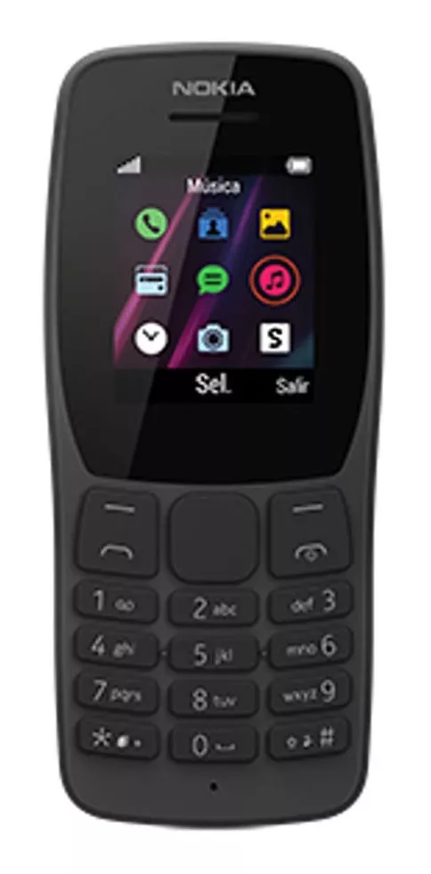 Celular Nokia 110, Cámara Vga, 32mb, 32 Mb Ram, 1.77 