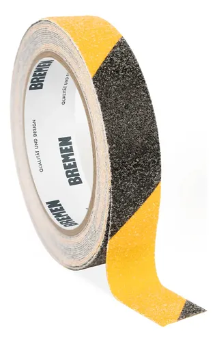 Cinta Antideslizante Bremen 25mm X 5m Amarilla Y Negra 8824 Amarillo Y Negro