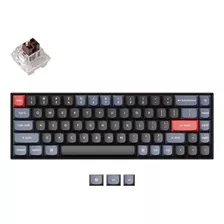 Teclado Keychron K6 Pro Rgb Aluminum Brown Switches