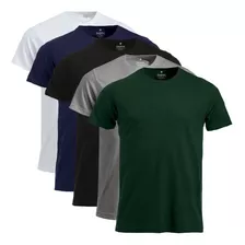 Kit 5 Camisetas Masculinas Roupa Atacado Entrega Rápida