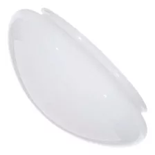 Pantalla De Vidrio Blanco Tipo Seta Con Abertura De 7-7/8 Pu