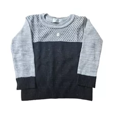 Blusa Meninos Infantil Tricot Jackard Bolinhas