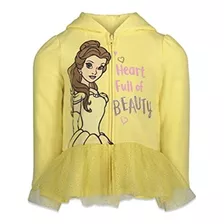 Disney Sudadera Con Capucha Cremallera Polar Princesas