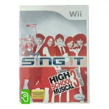 Disney: Sing It High School Musical 3 Juego Original Wii