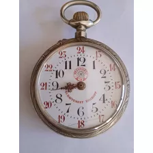 Antiguo Reloj Bolsillo Echappement Roskopf Gran Tamaño