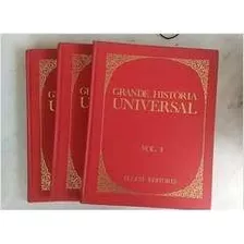 Livro Grande Historia Universal 3 Volumes - Bloch Editores [0000]