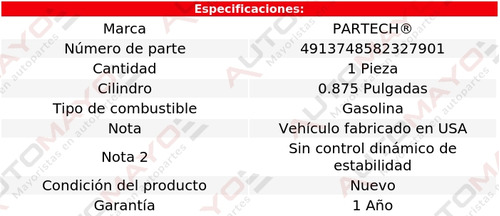 1-cilindro Maestro Frenos Toyota Camry 2.4l 4 Cil 02-06 Foto 3