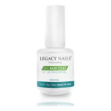 Legacy Nails Gel Base Coat 0.5oz Soak-off. Gel Transparente 