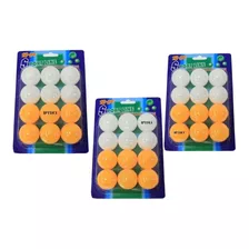 Pelota De Pin Pong Mesa Tenis Blancas Y Naranja 36 Pelotas